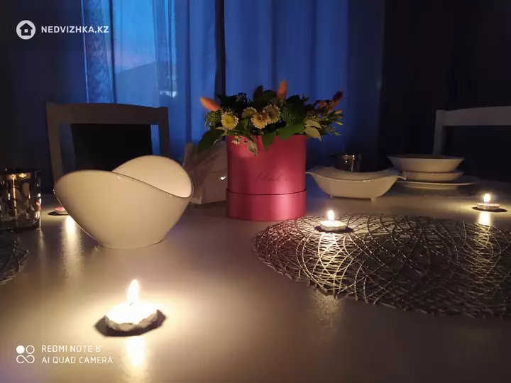 2-бөлмелі пәтер, қабат 8 барлық қабат саны 9, 62 м², Посуточно, 3-фотосурет