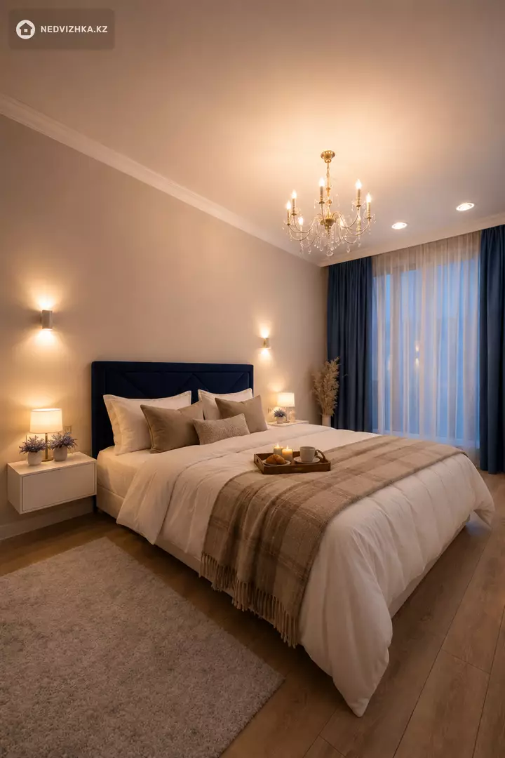 2-комнатная квартира, этаж 6 из 18, 65 м², Посуточно, фотография 3