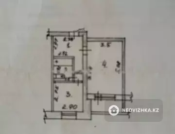 1-комнатная квартира, этаж 10 из 10, 38 м², миниатюра 4
