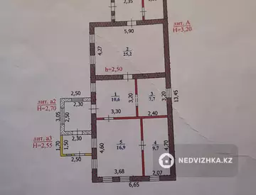 4-бөлмелі үй, 5 соттық, 70 м², 7-нобай