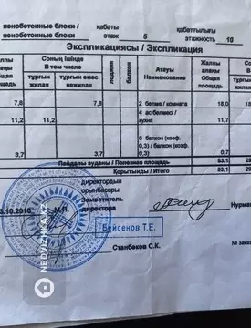 2-комнатная квартира, этаж 5 из 10, 53 м², миниатюра 3