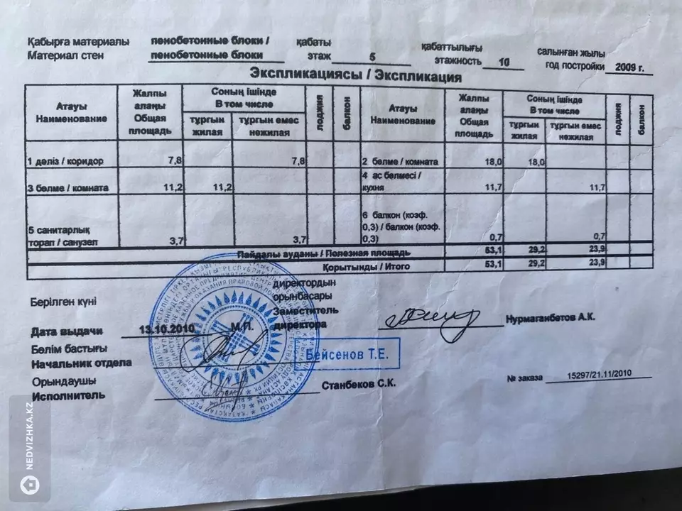 2-комнатная квартира, этаж 5 из 10, 53 м², фотография 3