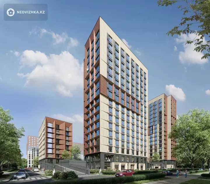 2-комнатная квартира, этаж 9 из 17, 52 м², фотография 3