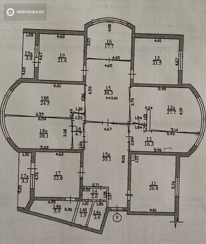 Офис, этаж 7 из 7, 300 м², На длительный срок
