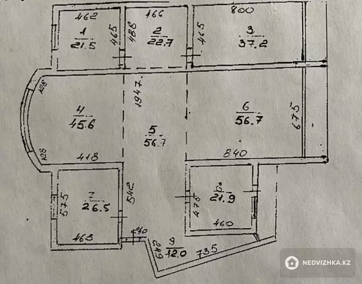 Офис, этаж 3 из 7, 300 м², На длительный срок