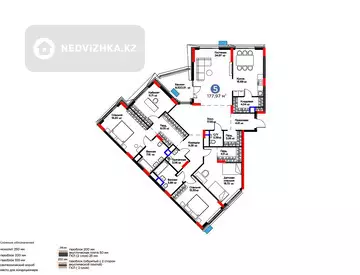 5-комнатная квартира, этаж 7 из 9, 178 м², миниатюра 3