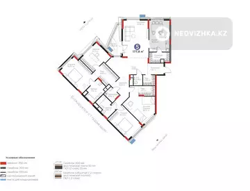 5-комнатная квартира, этаж 8 из 9, 178 м², миниатюра 1