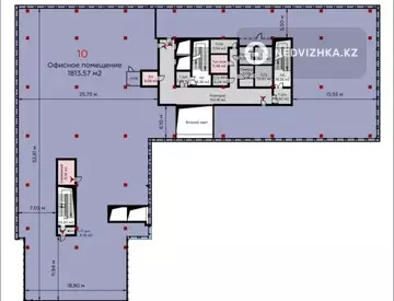 Офис, этаж 3 из 5, 2 034 м², миниатюра 1