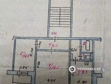 2-комнатная квартира, этаж 3 из 5, 56 м², миниатюра 9