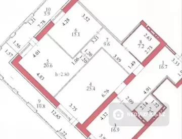 3-комнатная квартира, этаж 8 из 9, 132 м², миниатюра 1