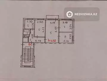 Жылжымайтын мүлік, 62 м², 12-нобай