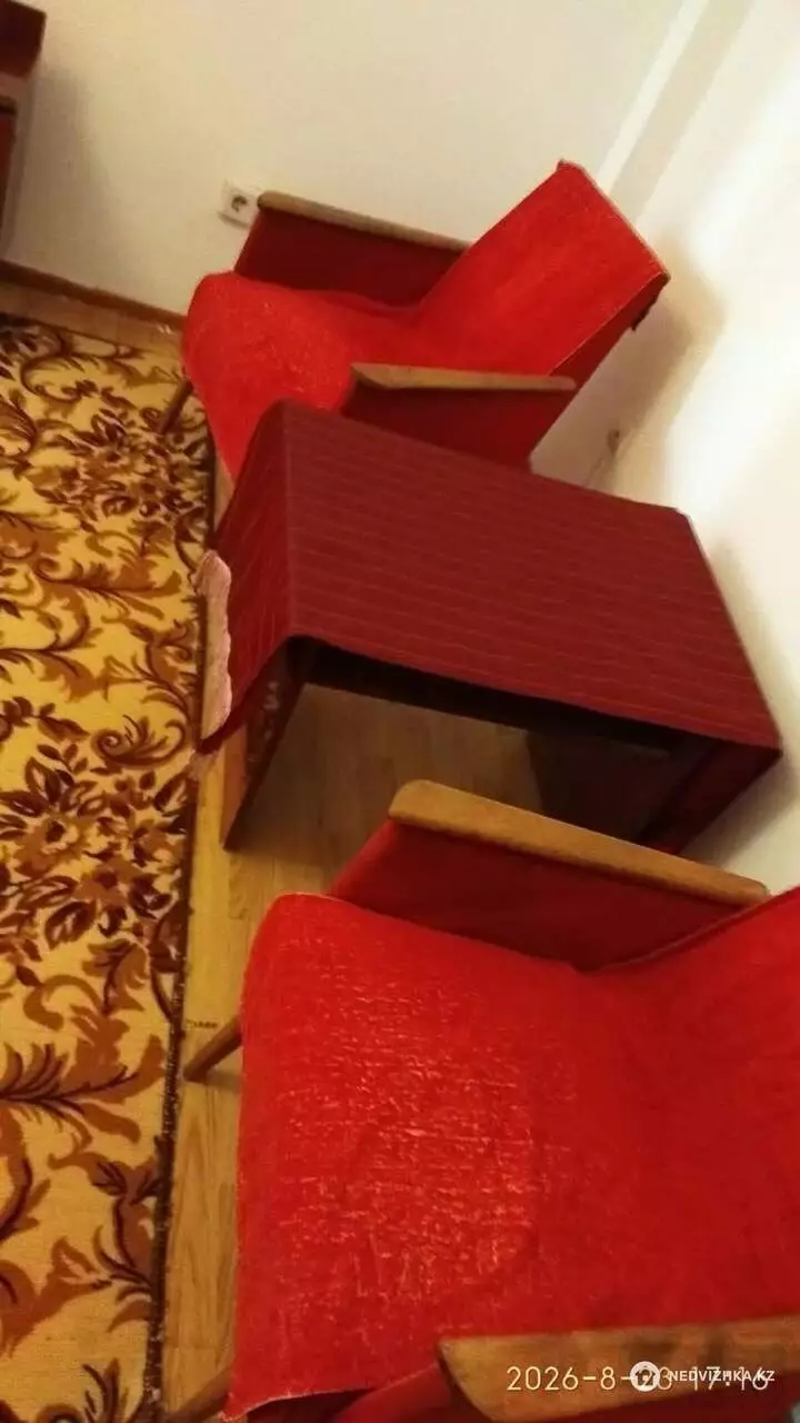 1-бөлмелі пәтер, қабат 2 барлық қабат саны 4, 34 м², На длительный срок, 3-фотосурет
