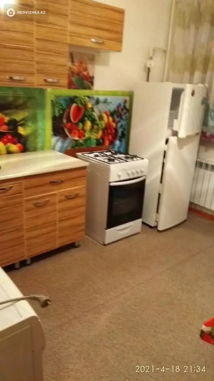 1-бөлмелі пәтер, қабат 2 барлық қабат саны 4, 34 м², На длительный срок, 4-фотосурет
