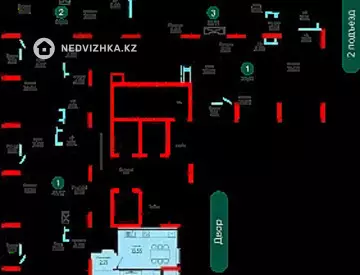 2-комнатная квартира, этаж 18 из 18, 56 м², миниатюра 9