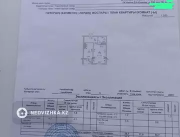 1-комнатная квартира, этаж 3 из 9, 37 м²