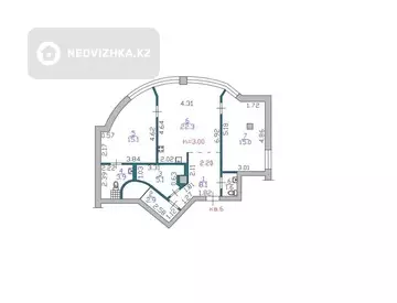 3-комнатная квартира, этаж 1 из 3, 99 м², миниатюра 10