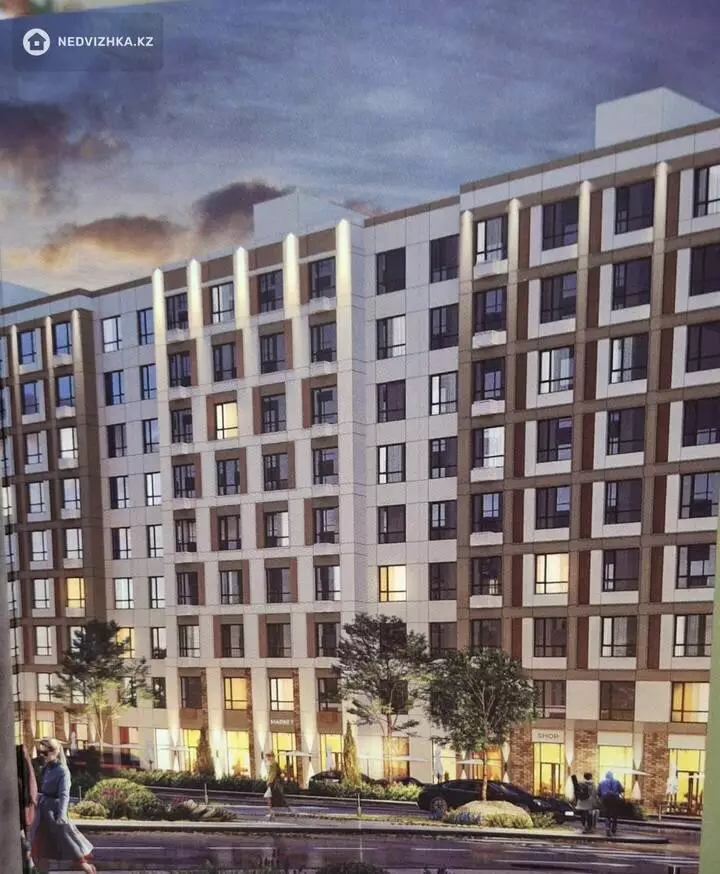 2-комнатная квартира, этаж 7 из 9, 58 м², фотография 2
