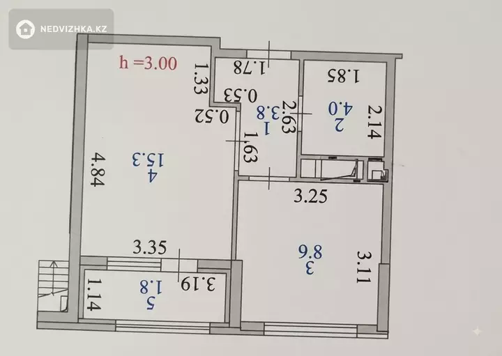 1-комнатная квартира, этаж 4 из 12, 37 м²