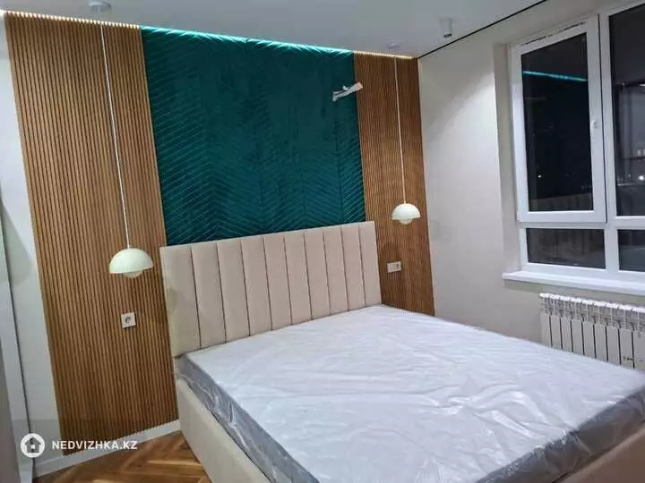 2-бөлмелі пәтер, қабат 3 барлық қабат саны 17, 56 м²