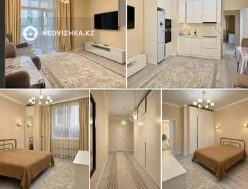 2-бөлмелі пәтер, қабат 1 барлық қабат саны 10, 57 м², На длительный срок, 1-нобай