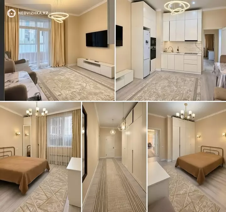2-комнатная квартира, этаж 1 из 10, 57 м², На длительный срок