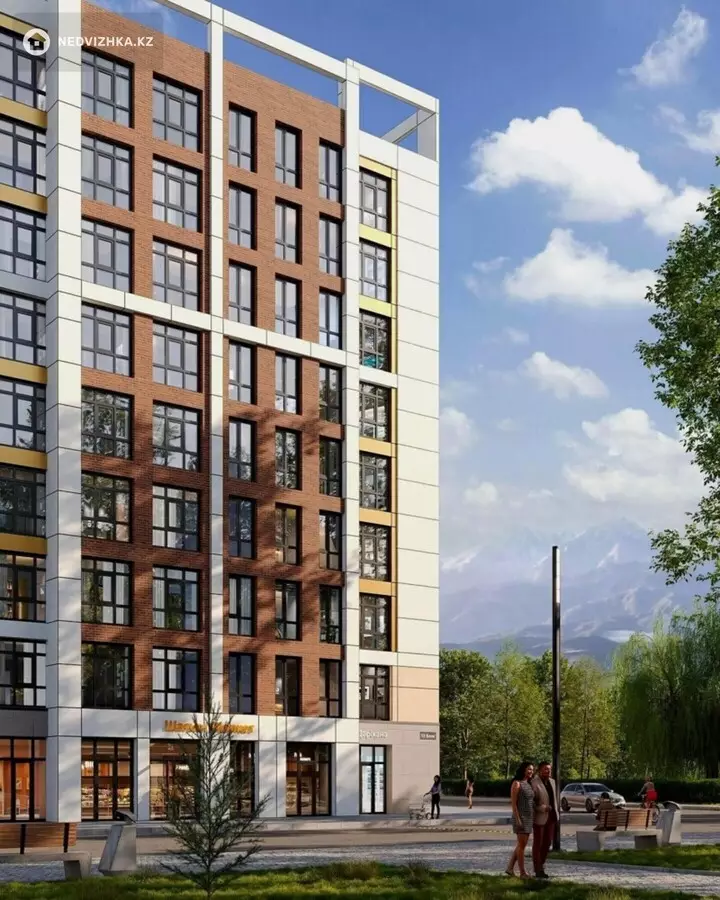 1-комнатная квартира, этаж 9 из 9, 39 м²