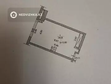 1-комнатная квартира, этаж 9 из 14, 40 м², миниатюра 6