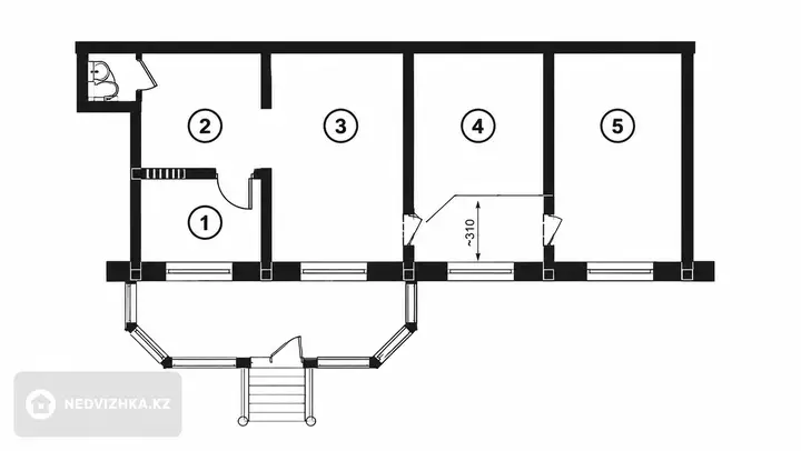 Офис, Магазин и др., этаж 1 из 5, 60 м², На длительный срок
