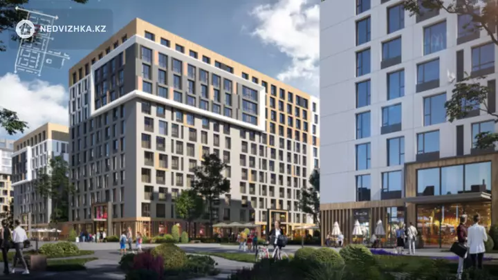 1-комнатная квартира, этаж 5 из 18, 43 м², фотография 5