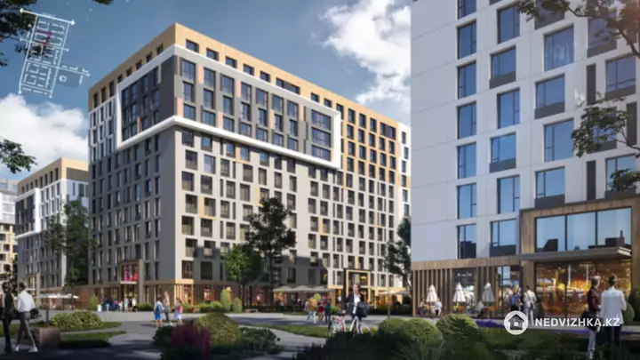 2-комнатная квартира, этаж 5 из 18, 61 м², фотография 5