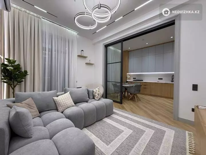 1-комнатная квартира, этаж 8 из 18, 60 м², Посуточно, фотография 2
