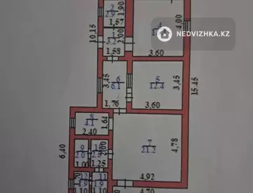 4-бөлмелі үй, 5 соттық, 85 м², 12-нобай