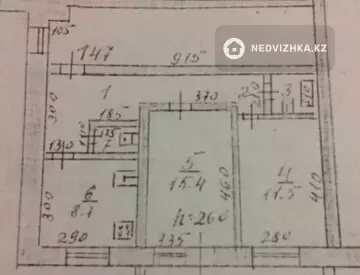 1-комнатная квартира, этаж 9 из 12, 2 м², На длительный срок
