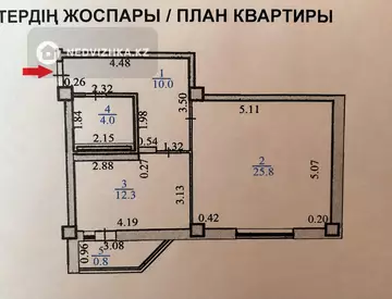 2-комнатная квартира, этаж 8 из 18, 53 м², миниатюра 3