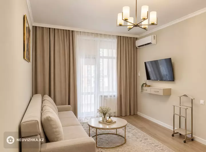 1-комнатная квартира, этаж 3 из 17, 45 м², Посуточно, фотография 3