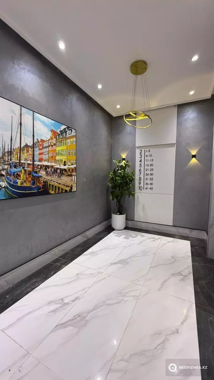 1-бөлмелі пәтер, қабат 8 барлық қабат саны 10, 55 м², 2-фотосурет