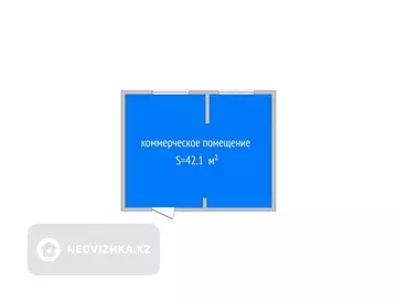 Помещение, этаж 2 из 14, 42 м², миниатюра 2