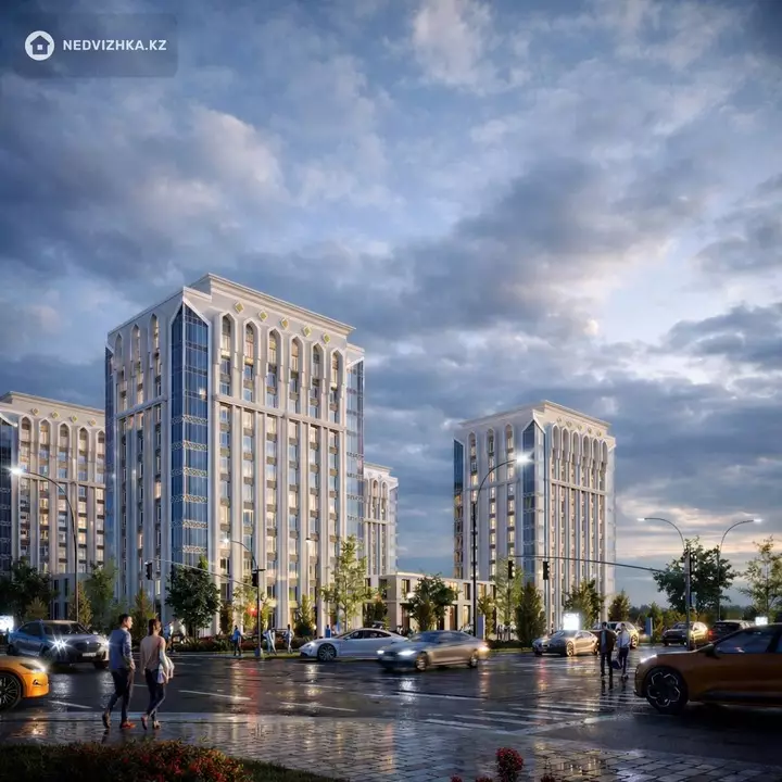 1-комнатная квартира, этаж 10 из 12, 46 м², фотография 2