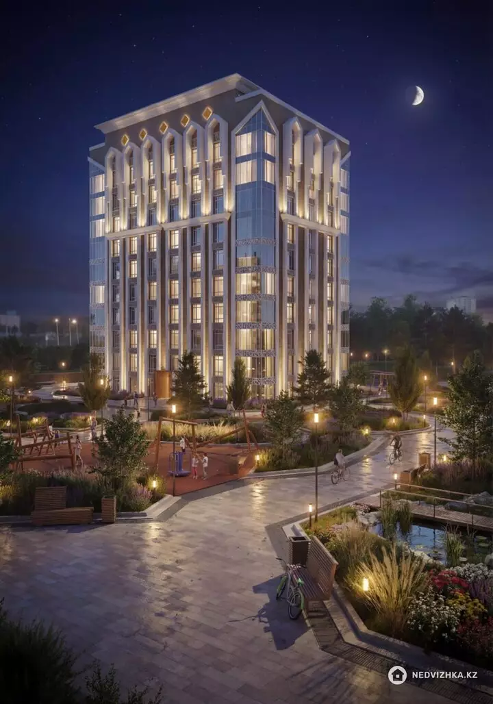 1-комнатная квартира, этаж 10 из 12, 46 м², фотография 3
