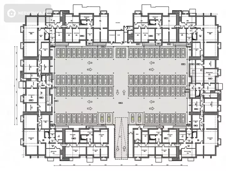 1-комнатная квартира, этаж 1 из 3, 98 м²
