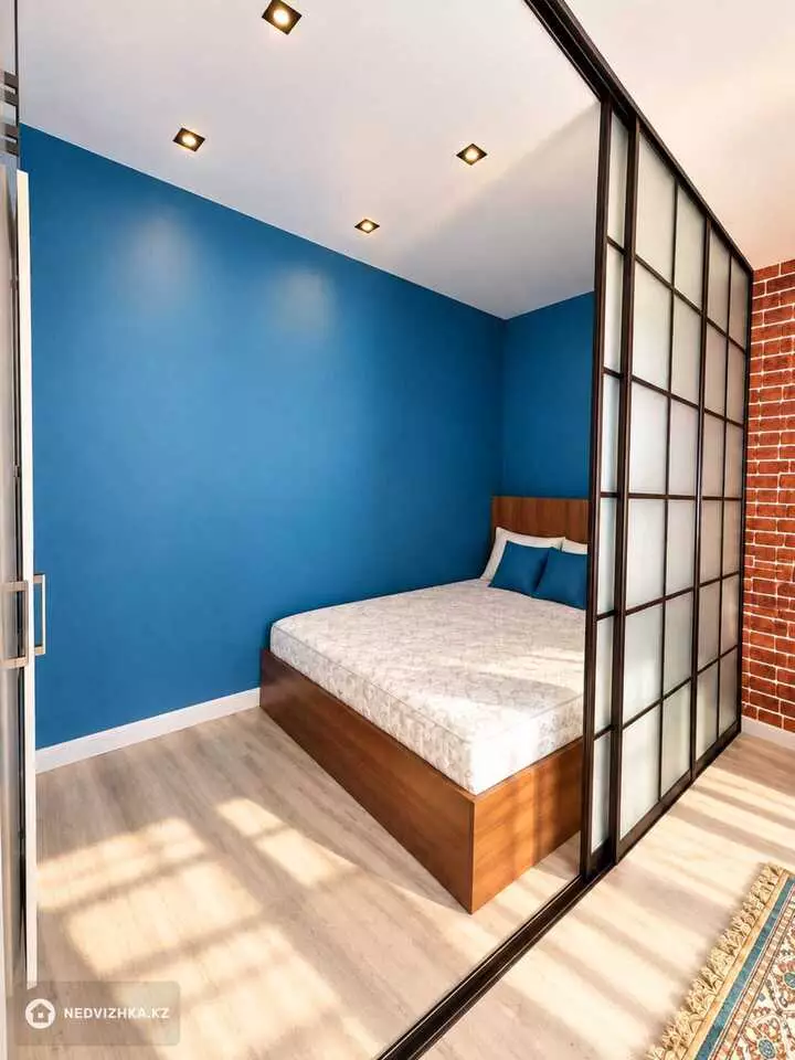 1-бөлмелі пәтер, қабат 7 барлық қабат саны 9, 56 м², 4-фотосурет