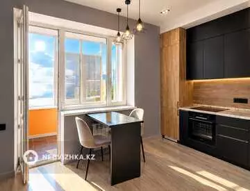 1-бөлмелі пәтер, қабат 7 барлық қабат саны 9, 56 м², 3-нобай
