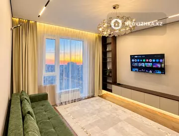 2-бөлмелі пәтер, қабат 15 барлық қабат саны 18, 48 м², Посуточно, 5-нобай