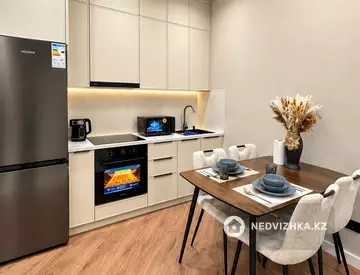 2-бөлмелі пәтер, қабат 15 барлық қабат саны 18, 48 м², Посуточно, 8-нобай