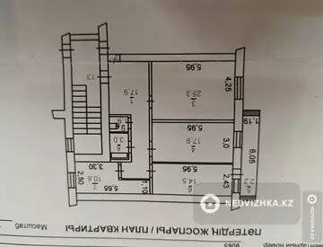 3-комнатная квартира, этаж 2 из 3, 94 м², миниатюра 1