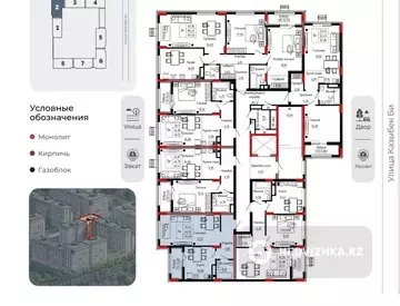 1-комнатная квартира, этаж 8 из 9, 45 м², миниатюра 1
