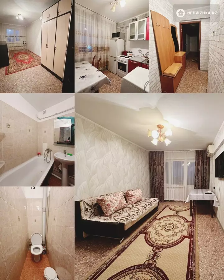 2-бөлмелі пәтер, қабат 4 барлық қабат саны 5, 45 м²