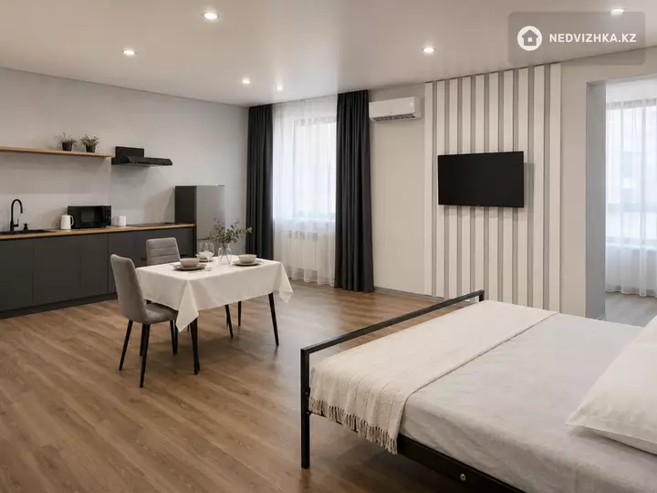 1-комнатная квартира, этаж 8 из 9, 40 м², Посуточно, фотография 4