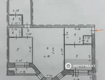 3-комнатная квартира, этаж 2 из 5, 113 м², миниатюра 3