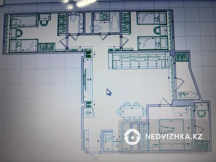 4-комнатная квартира, этаж 4 из 5, 71 м², 2-фотосурет
